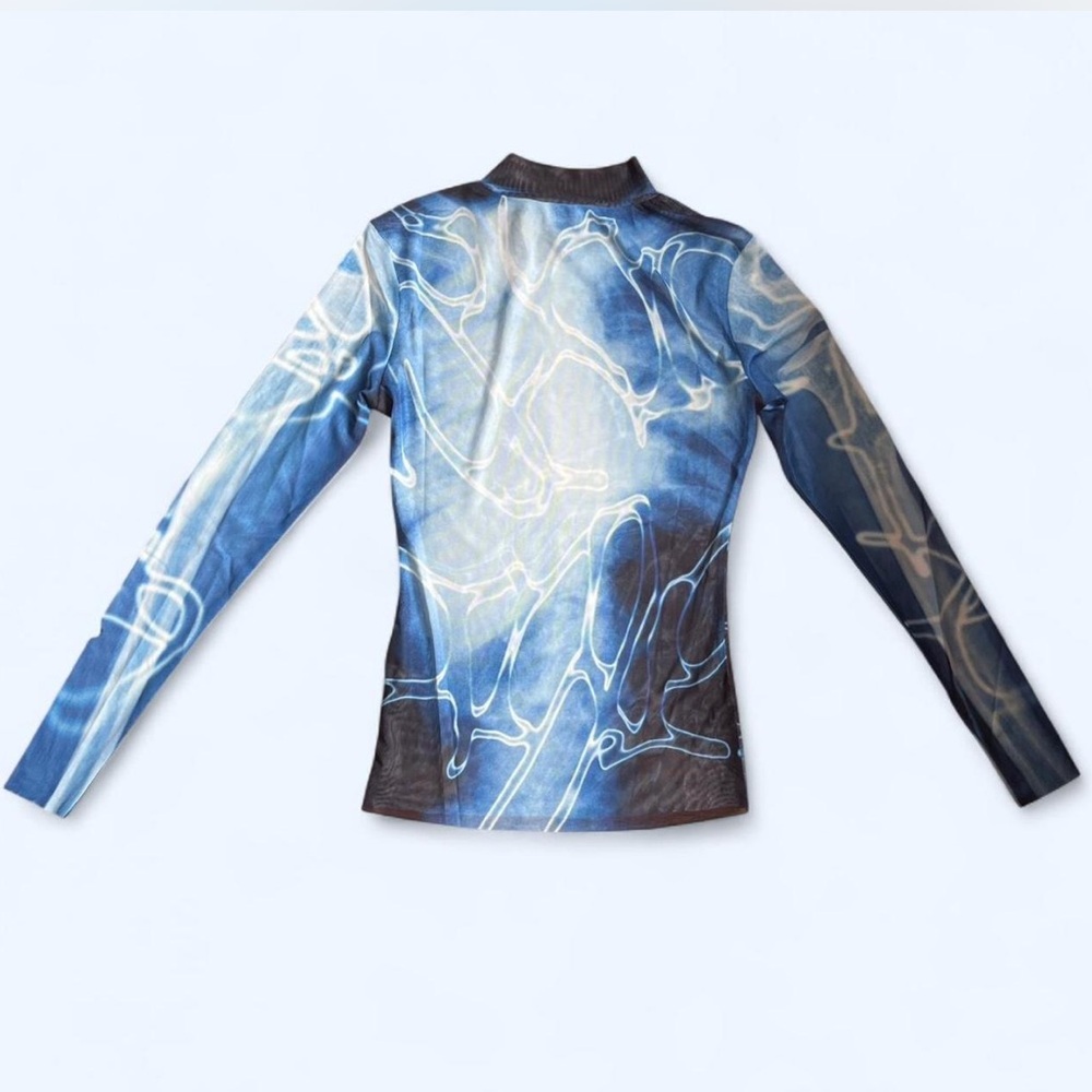 Pixel Grip Long Sleeve Mesh Top - Picture 3 of 3